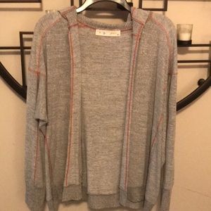 Gray cardigan